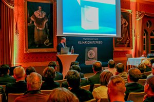 Andreas Herschmann beim Klimaschutzpreis 2019 im Festsaal des Rathauses