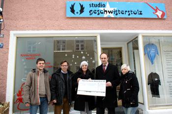 Spardabank Scheckübergabe