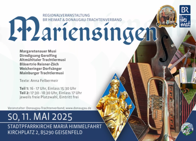 Mariensingen am 11. Mai in Geisenfeld