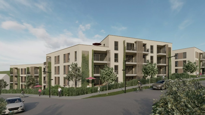 Die Stadt bietet attraktive Wohnungen in der Wohnanlage „Burgfriedenhöfe“ an.