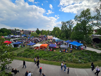 Beste Stimmung beim großen Neubürgerfest im Bürgerpark.