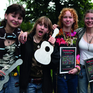 Die Siegerband Catcall beim diesjährigen Nachwuchbandfestival Saitensprung