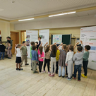 Die Ausstellung 4:0 für Recyclingpapier in der Joseph-Maria-Lutz-Schule.