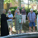 Die Klosteranlage St. Ottilien bot viele schattige Plätze.