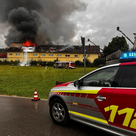 Dachstuhlbrand in Aufham