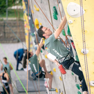 Nils Helsper beim 2. Paraclimbing Cup in München