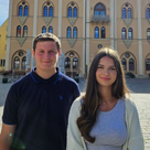 Die neuen Auszubildenden der Stadtverwaltung Pfaffenhofen
(v. l. n. r.: Maximilian Ziegler und Patricia Sykosch) 
