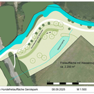 Grafische Darstellung der möglichen Hundefreilauffläche 