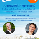 „Artenvielfalt gerettet? – 6 Jahre Volksbegehren: Was haben wir erreicht, was ist noch zu tun?“