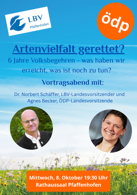 „Artenvielfalt gerettet? – 6 Jahre Volksbegehren: Was haben wir erreicht, was ist noch zu tun?“