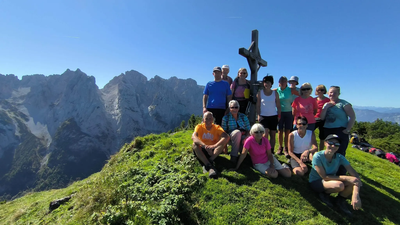 Teilnehmergruppe der Wanderung