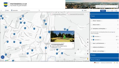 Geoportal – die interaktive Karte