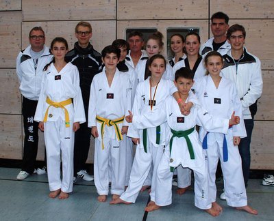 Das Team vom Taekwondo 1995 PAF e.V. beim Altmühlcup 2014