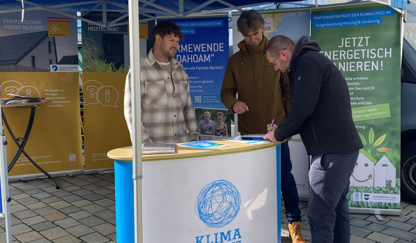 In diesem Jahr präsentiert sich die Wärmezentrale mit ihrem kostenlosen Beratungsangeboten. Foto: Archiv 2024