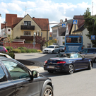 Der Kreisel an der Scheyerer Straße wurde in der Verkehrsschau besprochen.
