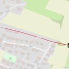 Halbseitige Sperrung des Hohlwegs in Förnbach
