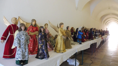 Parade der Krippenfiguren - ohne Pferde, Dromedare und Elefanten