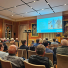 Bürgermeister Thomas Herker informierte die Bürgerinnen und Bürger über die wichtigsten Themen der Stadt. 