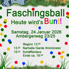 Faschingstreiben Regens Wagner am Innenhof Ambergerweg