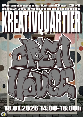 Plakat Open House Kreativquartier