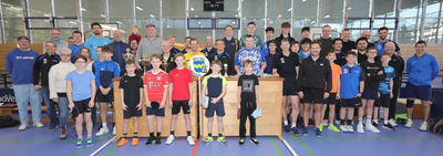 Alle Teilnehmenden der Vereinsmeisterschaften der Tischtennis-Abteilung des MTV Pfaffenhofen