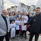 Kinder von Regens Wagner sprechen Durchsagen in den Stadtbussen