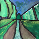 Hopfengarten nach Gabriele Münter 