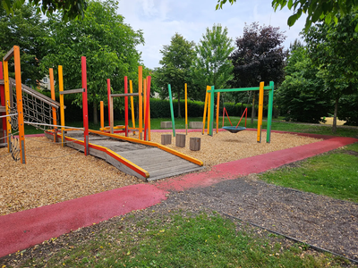 Teile des Froschkönig-Spielplatzes im Bürgerpark werden in den nächsten Wochen erneuert. 