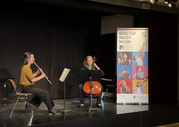 Musikalischer Beitrag der Städtischen Musikschule Pfaffenhofen beim Montagskonzert im Rahmen der Wochen gegen Rassismus. 