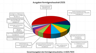 Haushaltspläne von Stadt und Stiftung für 2026