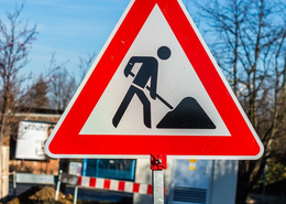 Gehwege teilweise gesperrt