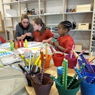 Den Kindern stehen verschiedenste Räume zum Lernen und Spielen zur Verfügung.