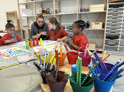 Den Kindern stehen verschiedenste Räume zum Lernen und Spielen zur Verfügung.