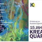 Einladung zur Ausstellungseröffnung mit Bildausschnitt aus dem Livepainting 2025 