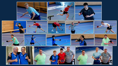 Viel Action beim 4er-Tisch Madness 2026 der Tischtennis-Abteilung