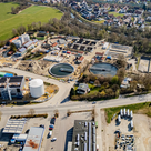 Die Arbeiten an der Kläranlage an der Joseph-Fraunhofer-Straße gehen voran. 