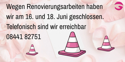 2 Schließtage im Juni