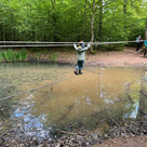 Familiengruppe im Walderlebniszentrum Schernfeld