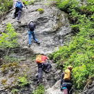 Klettersteig bis C/D und vertiefende Übungen zur Seiltechnik