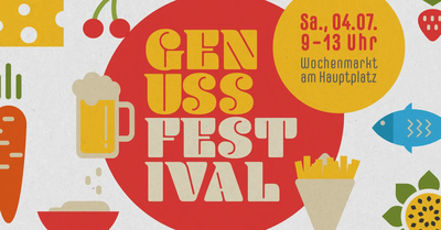 Genussfestival 2026: Der größte Naschmarkt der Region lädt zum Schlemmen auf den Wochenmarkt ein!