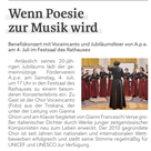 A.p.e. e.V. Förderverein & gemeinnützige Gesellschaft feiert 20jähriges Jubiläum