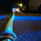 Nächstlicher Brand in Sauna