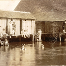 Die erste „Sprunganlage“ der Stadt (Aufnahme um 1910) 