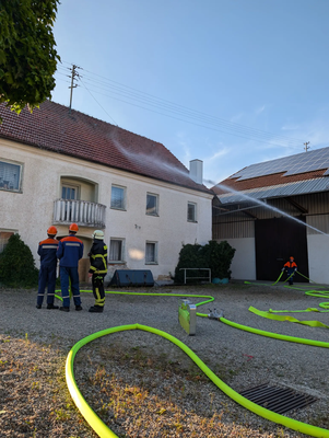 Gemeinsame Jugendübung in Ehrenberg