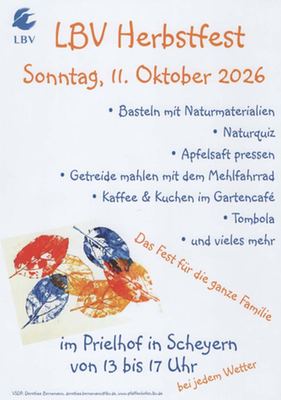 LBV Herbstfest am 11. Oktober
