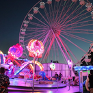 Abends herrschte eine besondere Stimmung auf dem Volksfest.