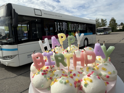 Stadtbus feiert am 4. Oktober GeBUStag