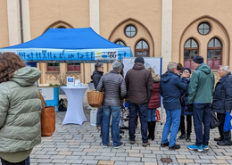 Am PAFundDU-Stand können sich Bürgerinnen und Bürger informieren und ihre Anregungen einbringen. 