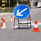 Kellerstraße halbseitig gesperrt