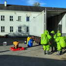 Gemeinsame Gefahrstoffübung in Ebenhausen